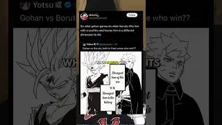 Boruto Vs Gohan?🤔 