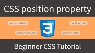 Learn CSS position property | Beginner CSS Tutorial | Raul Terhes