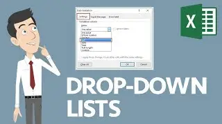 What is a drop down list? Creating a dropdown list with excel!