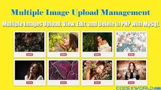 Multiple Image Upload with View, Edit, and Delete in PHP