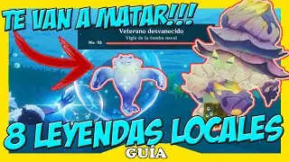 ✅🦈CÓMO ENCONTRAR y derrotar a las 8 LEYENDAS LOCALES de FONTAINE en Genshin Impact!⛲