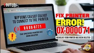 Windows cannot connect to the printer the specified printer has been deleted error 0x00000771