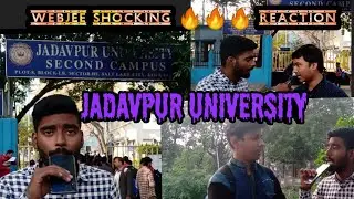 Wbjee 2020 student reaction at Jadavpur University kolkata. #wbjee question paper analysis.