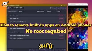 How to remove Built-in apps on Android phones | No root required | 2023 | தமிழ்