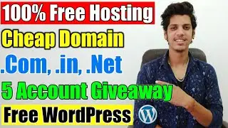 🔥Free Web Hosting With Cheap Domain in 2021 | Giveaway | Free Hosting And Domain Name