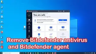 How to uninstall bitdefender windows 10