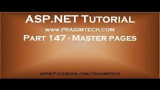 Part 147   Master pages in asp net