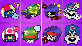 New Skin Pins In Brawl Stars | Made By Ninjazin