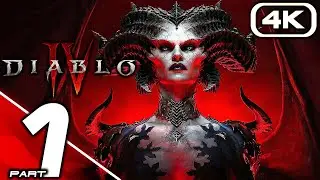 DIABLO 4 Gameplay Walkthrough Part 1 FULL BETA (4K 60FPS PC) No Commentary