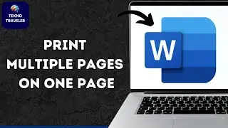 How to Print Multiple Pages on One Page in Word