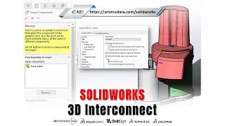 #tutorial #solidworks Menggunakan fitur 3D Interconnect untuk membuka file format lain