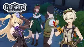 ¡Anna, la aventurera! [Misión encargo] Genshin Impact (Encuentro Bennett y Fischl)