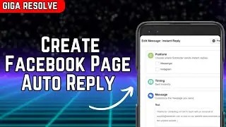 How to Create Facebook Page Auto Reply