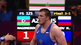 BRONZE FS - 125 kg: J. MAGOMEDOV (AZE) v. M. KUSHKHOV (RUS)