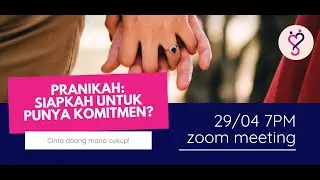 Pranikah: Siapkah untuk Punya Komitmen? with Pia - Sisilism Webinar S01E29