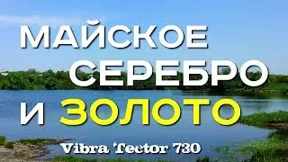 Майское серебро и золото! Vibra Tector 730. Открытие сезона! Нашёл всё! Золотой Трофей!