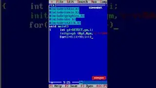 #45 Graphics circle program in c | graphics in c++ | 
