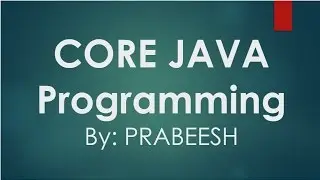 Core Java - 07 - Dynamic Initialization of a Variable