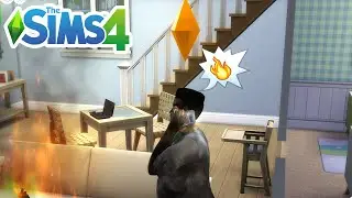 How To Call The Fire Department Service (Call Firefighters To Save Sims From Fire) - The Sims 4