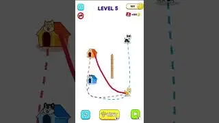 LEVEL 5 DOGE CANNOT TOUCH OTHER DOG? Doge Rush to Home: Draw Puzzle #short #doge #dogs #dog #puzzle