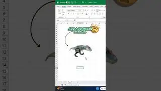 You dont know how to add 3D to your Excel spreadsheet? #shorts