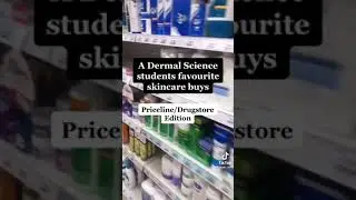 What are DERMAL science students favourite buys + best skincare priceline/Drugstore ⚕ best buy