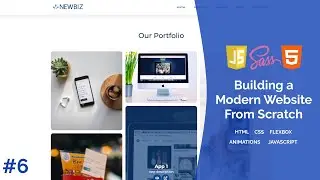 Staggered Photo Gallery With The Grid! | Build a Modern Responsive Website From Scratch - #6