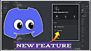 New "Time Out" (mute) feature In Discord