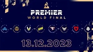 [RU] BLAST Premier World Final 2023 - Day 1