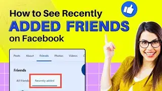 How to See Recently Added Friends on Facebook 2024 [Quick Guide]