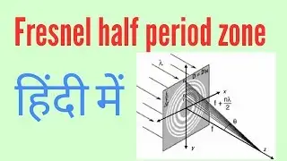 Fresnel half period zone in Hindi