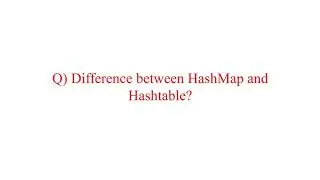 Difference between Hashmap and hashtable in Java| Java interview questions and answer | Code Decode