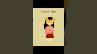 [lazy animation before going to bed] Harpy Hare Fake Collab w/ @oh_my_goddess❤️🤟 #trending #viral
