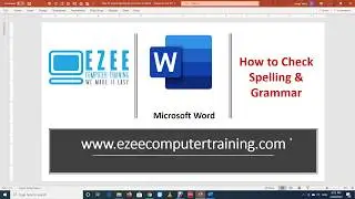 Microsoft Word - Checking Spelling and Grammar