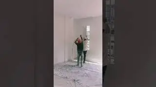 Gypsum spraying paint
