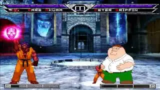 KOF MUGEN Rare Akuma vs Peter Griffin