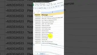 Save Telegram Messages in Google Sheets Automatically 