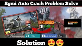 Bgmi auto back problem fix | Bgmi auto exit problem solve | Auto crash problem bgmi solution | part2