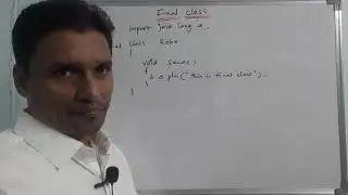 Final Class in Java with Example Program| Final Keyword in Java | Java Programming | in Telug