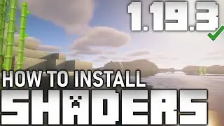 How To Install SHADERS 1.19.3 with Shaders Mod 1.19.3 in Minecraft