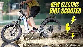 Amazing Electric Off-road Scooters ft. Rugged Suspensions Designed for Dirt Trails