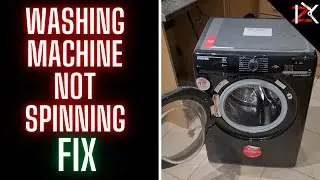 Washing Machine Drum NOT Spinning - Quick Fix - How To Fix Belt on Washing Machine