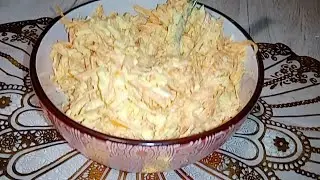 Салат из сырой моркови с сыром 