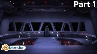 Star Destroyer Bridge - Part 1 (Blender Tutorial)
