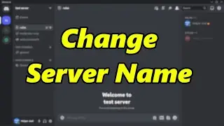 How To Change Discord Server Name