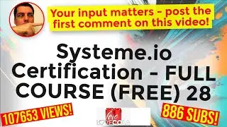 Systeme.io Certification - FULL COURSE (FREE) 28