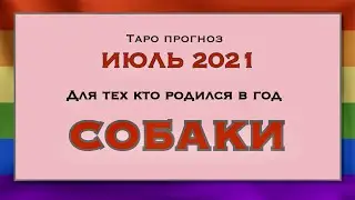 ПРОГНОЗ ИЮЛЬ 2021 ДЛЯ ТЕХ КТО РОДИЛСЯ В ГОД СОБАКИ ТАРО ПРОГНОЗ