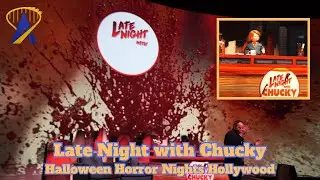 Late Night with Chucky at Halloween Horror Nights Hollywood 2024