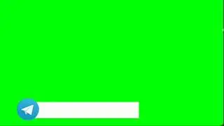 Telegram Logo | Green Screen | Copyright Free | Theme