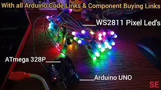 How to Control WS2811 RGB Pixel Led's with Arduino UNO | Introduction to WS2811 RGB Pixel Led's
